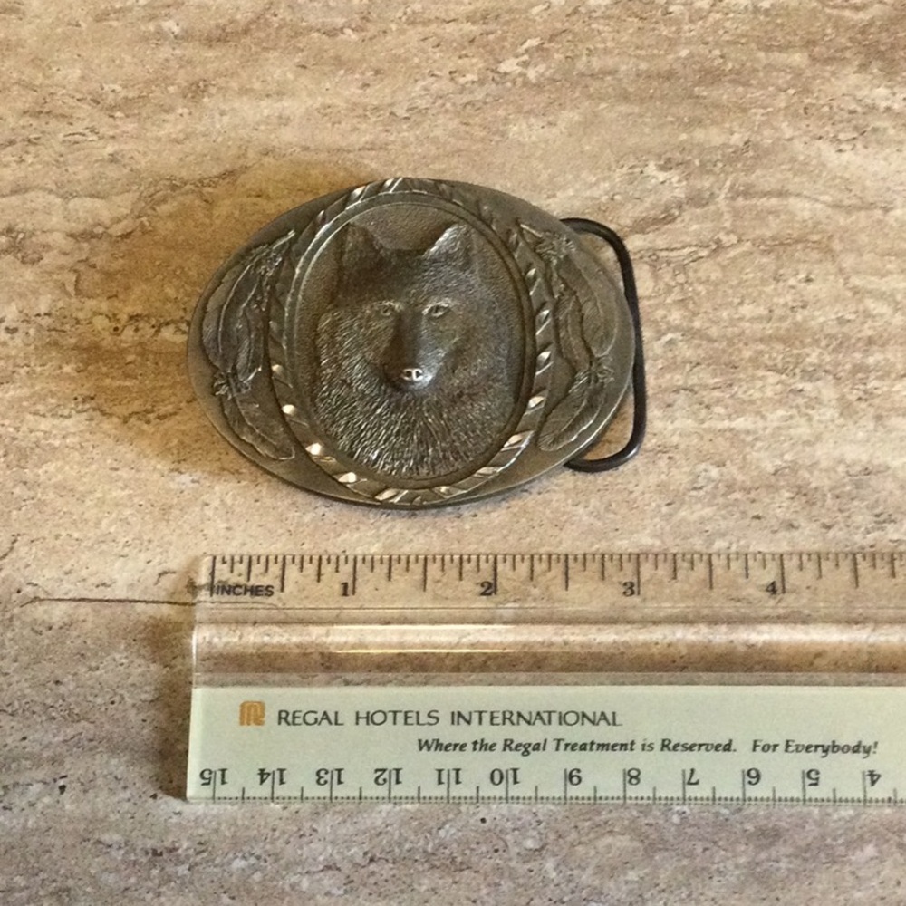 Wolf belt buckle,Diamond collection